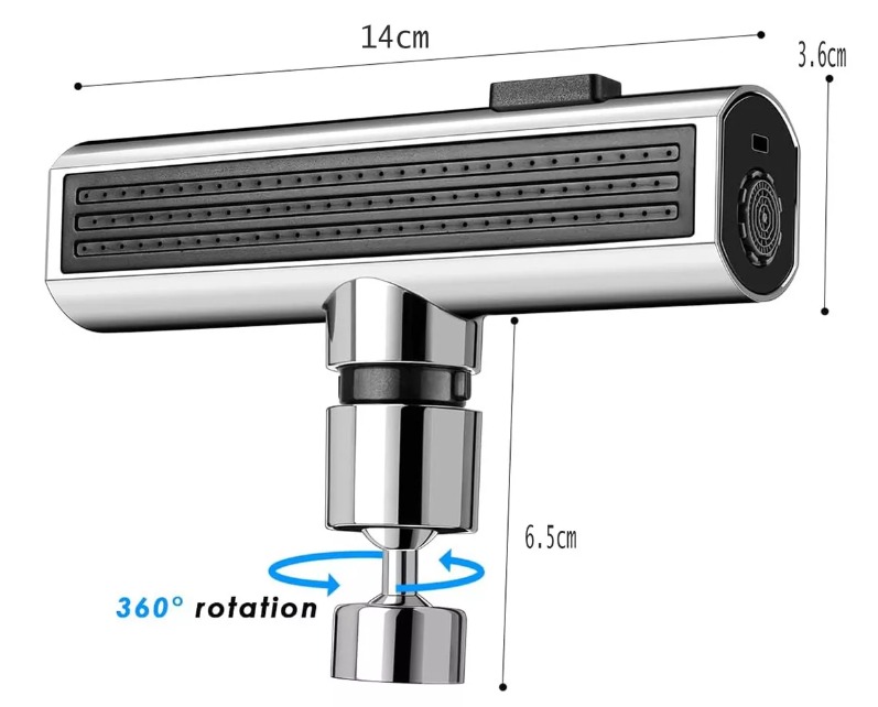 Miniatura 6 de Grifo para Cocina 4 en 1 Cascada 360°